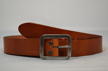 Cognac riem 3,5 cm - 35142